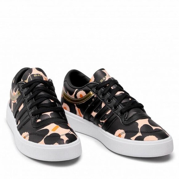 Adidas Bryony Marimekko Women’s Athletic Sneaker Black Trainers Tennis Shoe #264 - Picture 7 of 11